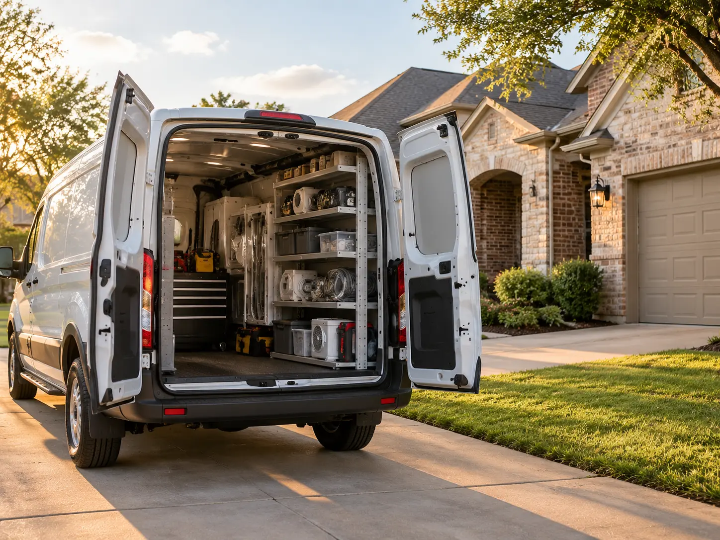 Appliance Repair Fort Worth technician at a customer's home